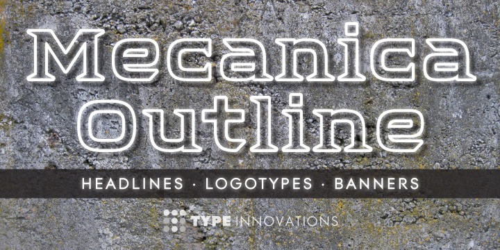 Mecanica Font Family插图1