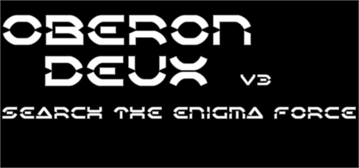 Oberon Deux font插图1