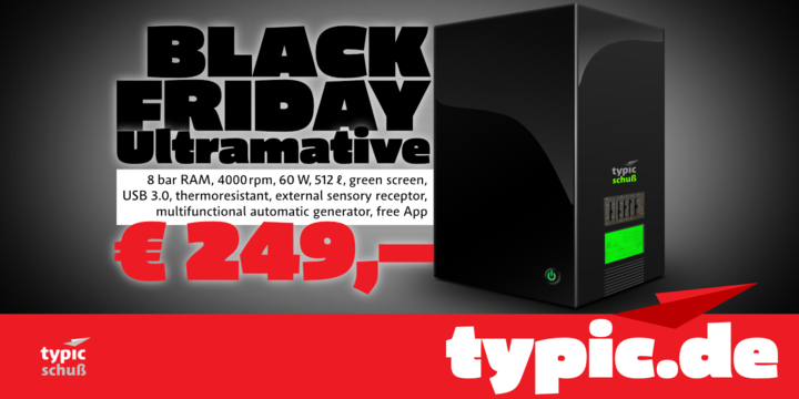 Schuss Sans CG Poster Black Font插图1