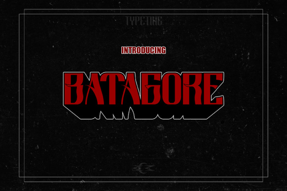 Batagore Font插图