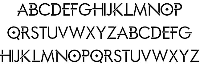 Mortal Engines Line font插图1