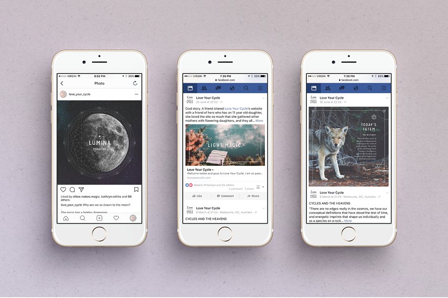极力推荐：社交媒体配图插图设计模板素材库精选[1.23GB] LUMINA Social Media BUNDLE插图(6)