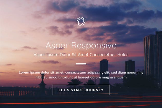 响应式多用途EDM邮件模板素材库精选 Asper Responsive Multipurpose Email Template插图(1)