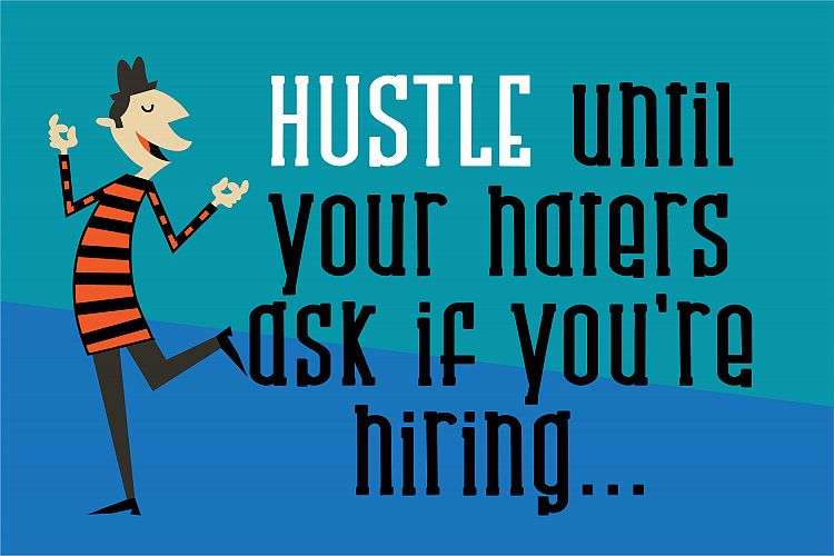 ZP Hustle TimelyRegular Font插图1