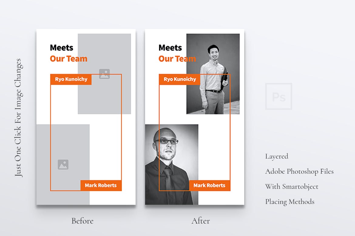 创意笔刷图形Instagram品牌故事推广设计模板素材库精选 RADEON Creative Agency Instagram Stories插图(3)
