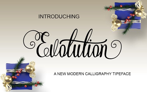 Evolutio Font插图