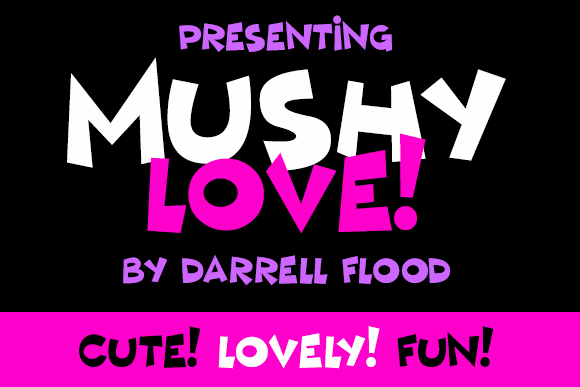 Mushy Love font插图 Mushy Love font插图
