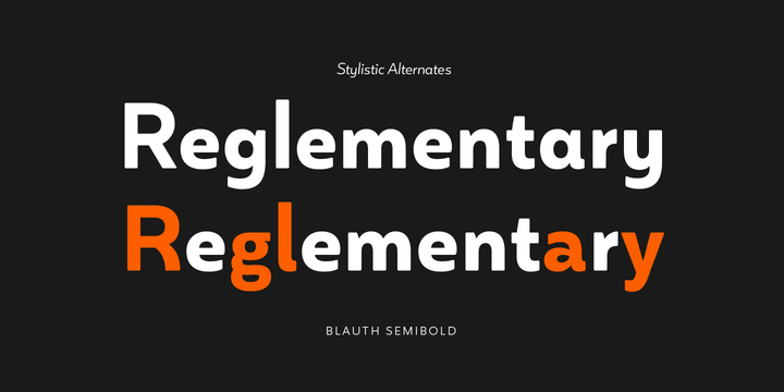 Blauth Font Family插图4