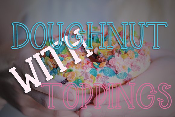 CHEKIDOT -A FUN WITH TRIO STYLE FONT插图2