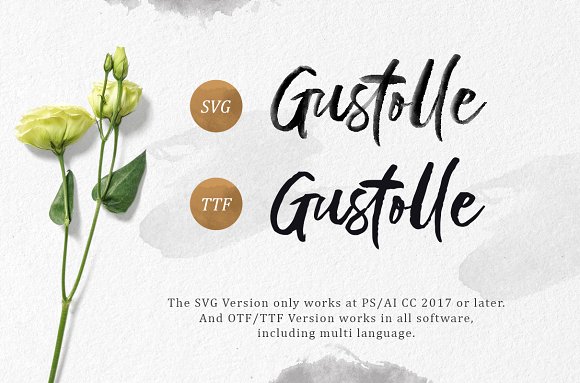 Gustolle SVG Font插图4