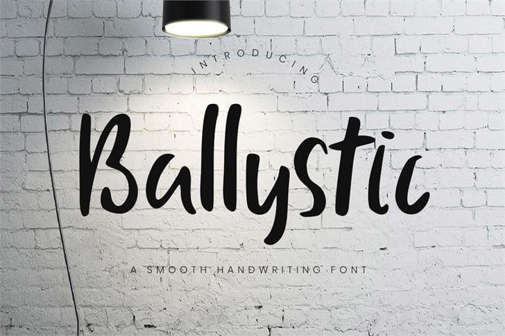Ballystic font插图 Ballystic font插图