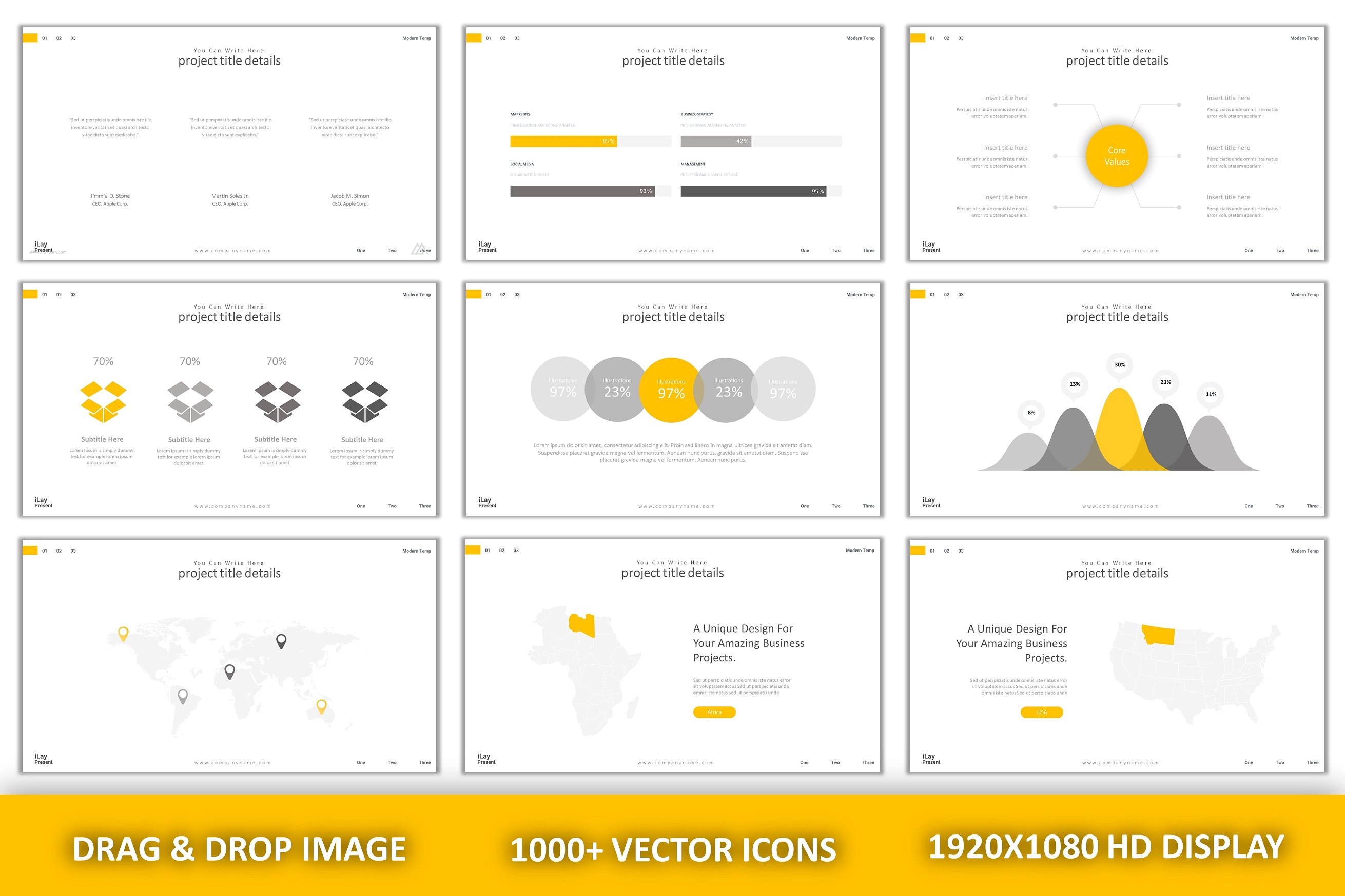 创意极简主义的PPT模板下载 Minimal Creative Powerpoint [ppt,pptx]插图(10)