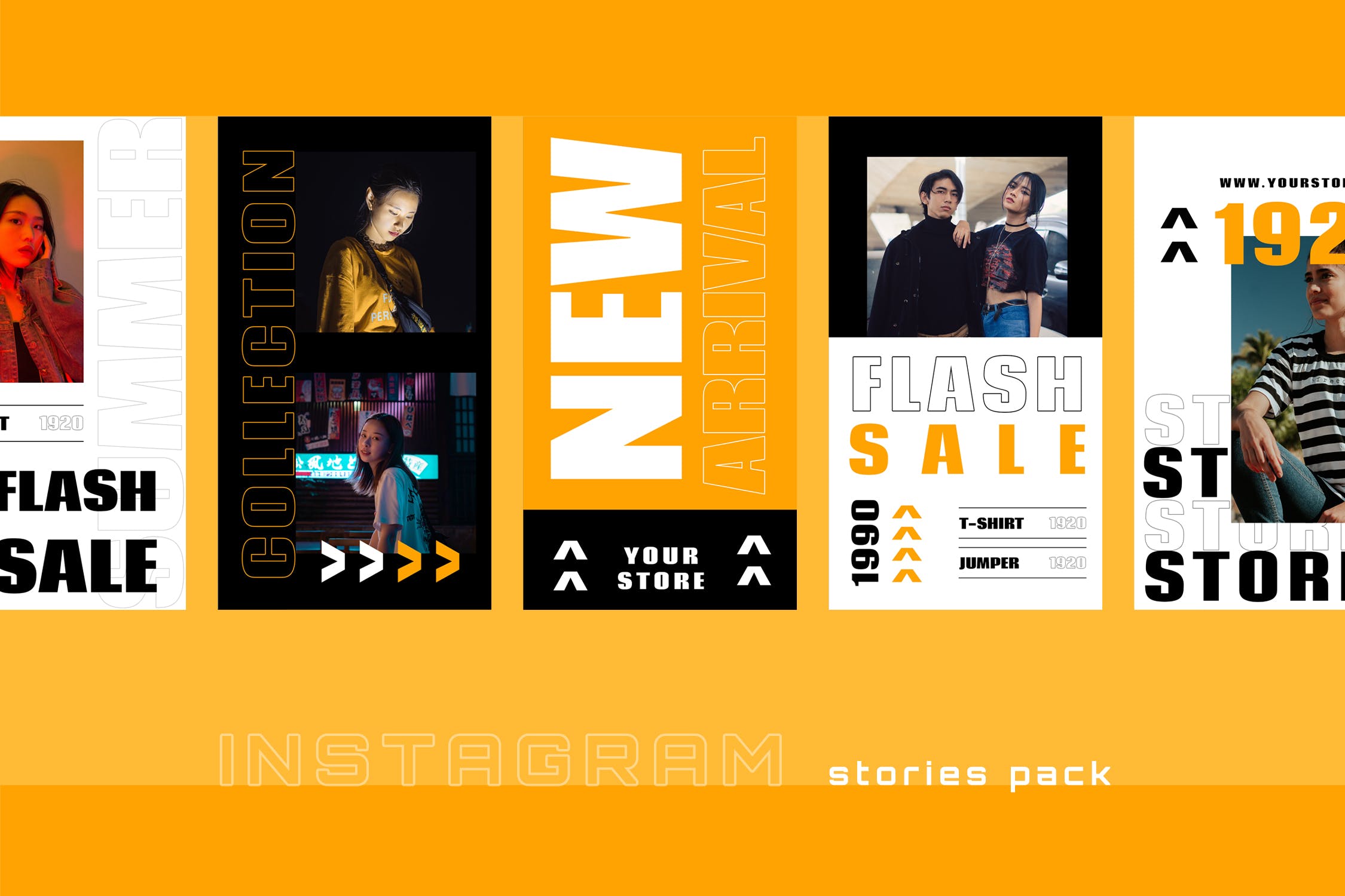 Instagram社交平台高端品牌故事推广设计模板素材库精选 Sixten – Instagram Stories – Social Media Kit插图(2)