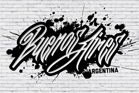 Wall Hunter (Graffiti Tag Fonts)插图2