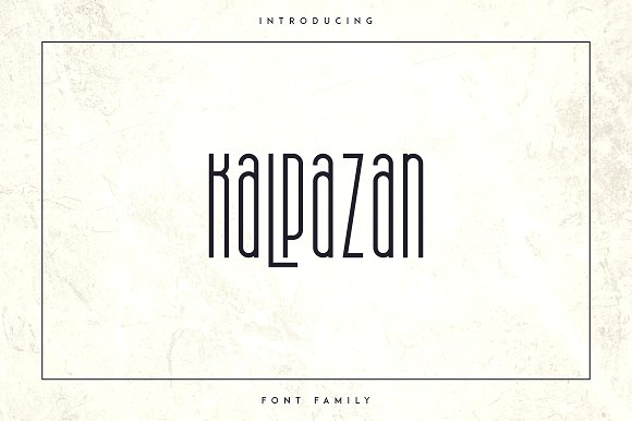 Kalpazan font family插图
