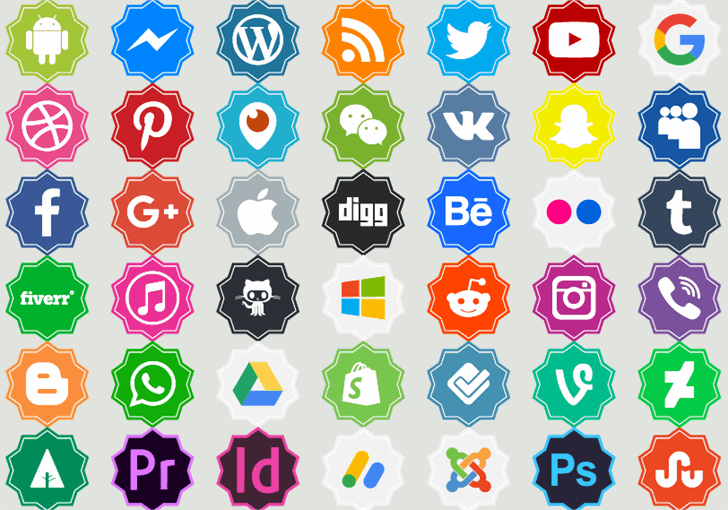 Font logos Color font插图