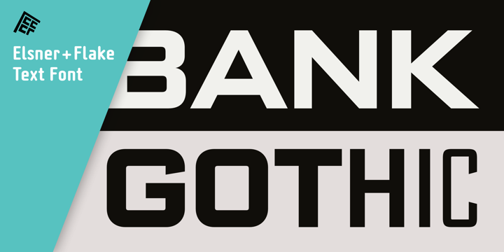 Bank Sans EF Font Family插图4