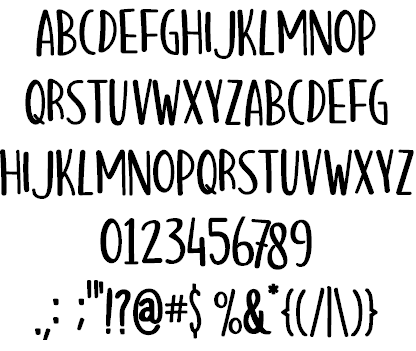 Hello Mozza font插图1