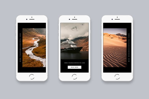时尚旅行生活Instagram社交品牌故事模板素材库精选V11 Instagram Stories Vol. 11插图(4)