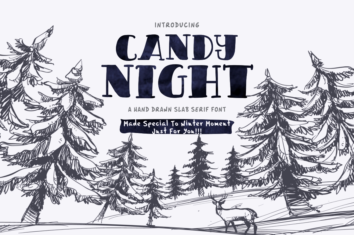 CANDY NIGHT FONT插图