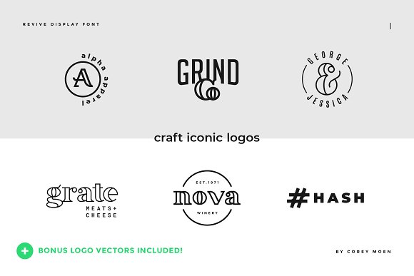 Revive Display Font插图4