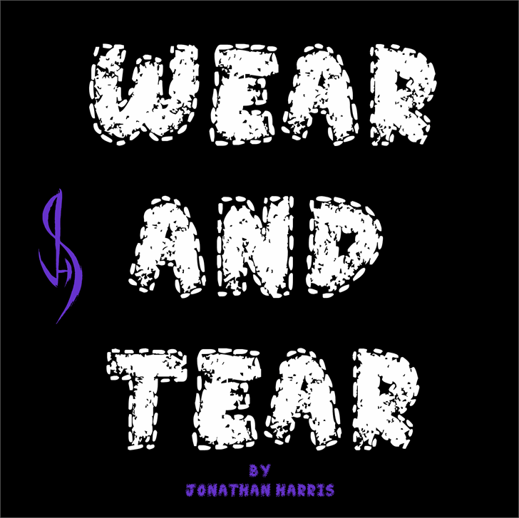Wear and Tear font插图