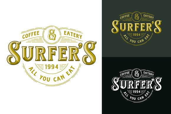 Chivels – Chiseled Vintage 3D Type插图4