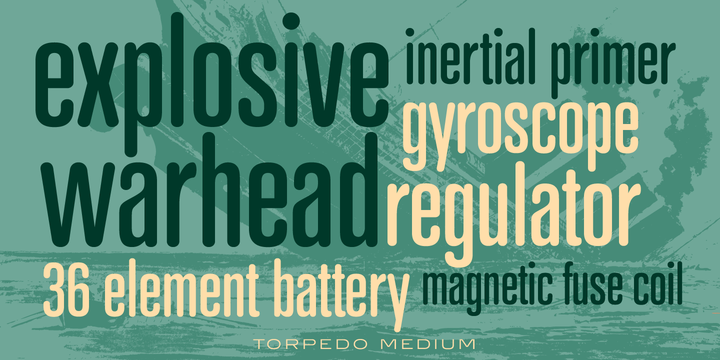 Torpedo Font Family插图3