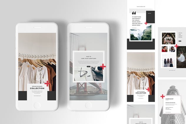 社交媒体跨平台贴图模板素材库精选合集v3 Social Media Pack Vol. 3插图(1)