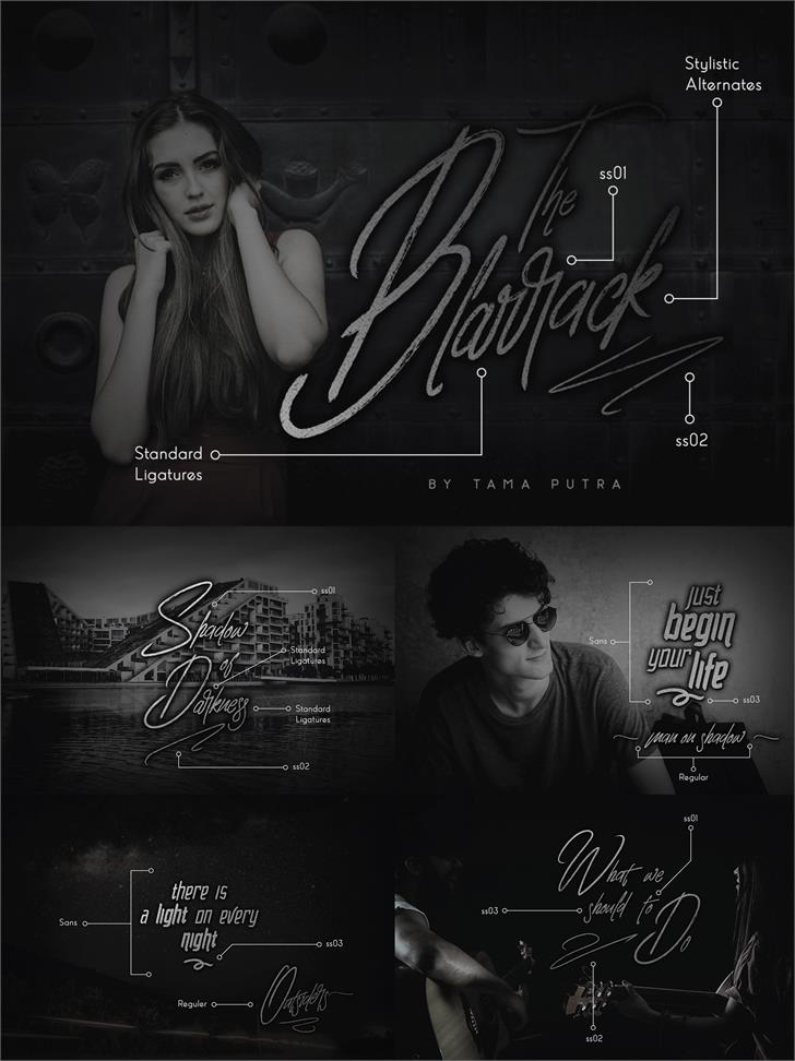 Blarrack Personal Use font插图 Blarrack Personal Use font插图