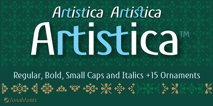 Artistica Font Family插图
