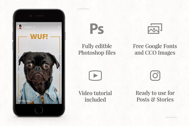 社交媒体新媒体图片素材库精选广告模板 Dropshipping Graphics Bundle插图(5)