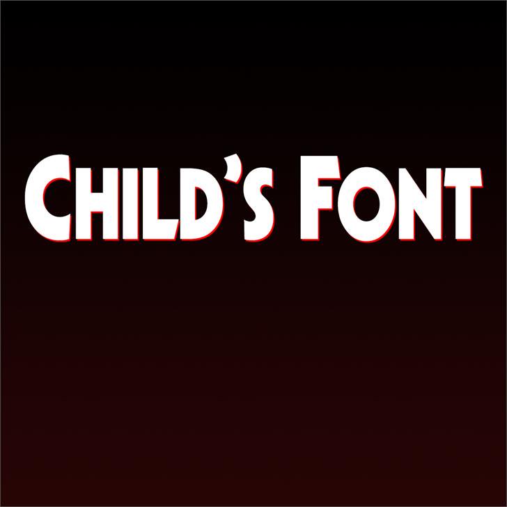 Child's Font插图 Child's Font插图