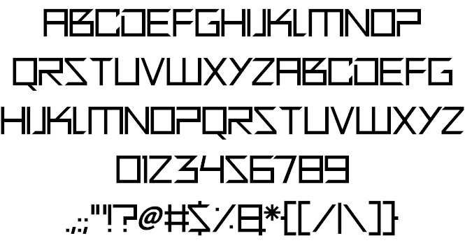 Quirky Robot font插图1