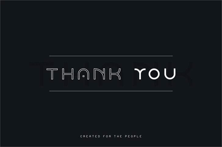 Horizon Outlinetwo font插图7