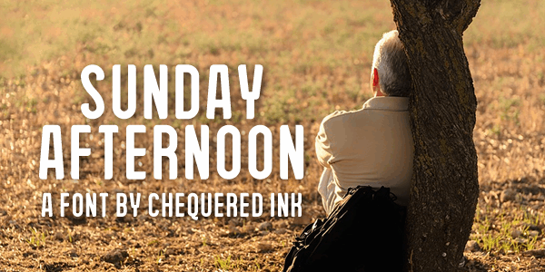 Sunday Afternoon font插图 Sunday Afternoon font插图