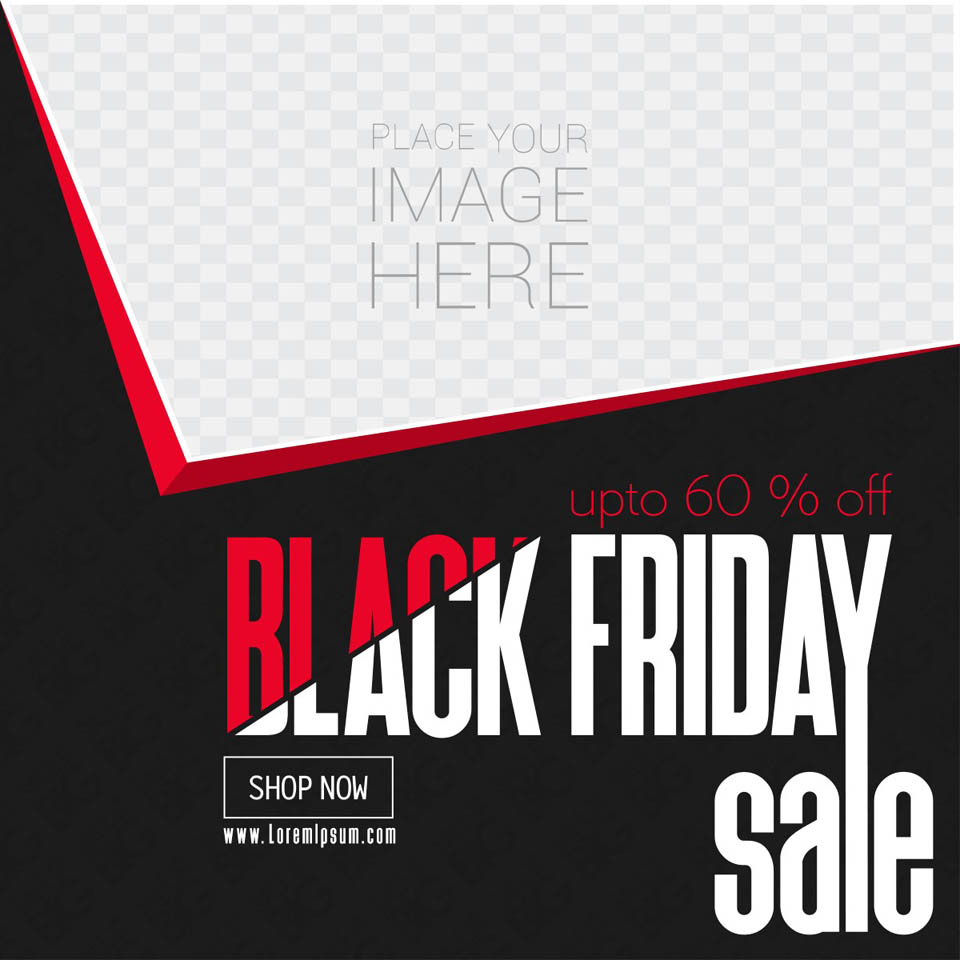 第四弹:30+黑色星期五促销广告物料素材 Black Friday Sales Graphics插图(7)