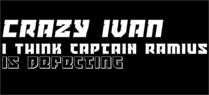 Crazy Ivan font插图1