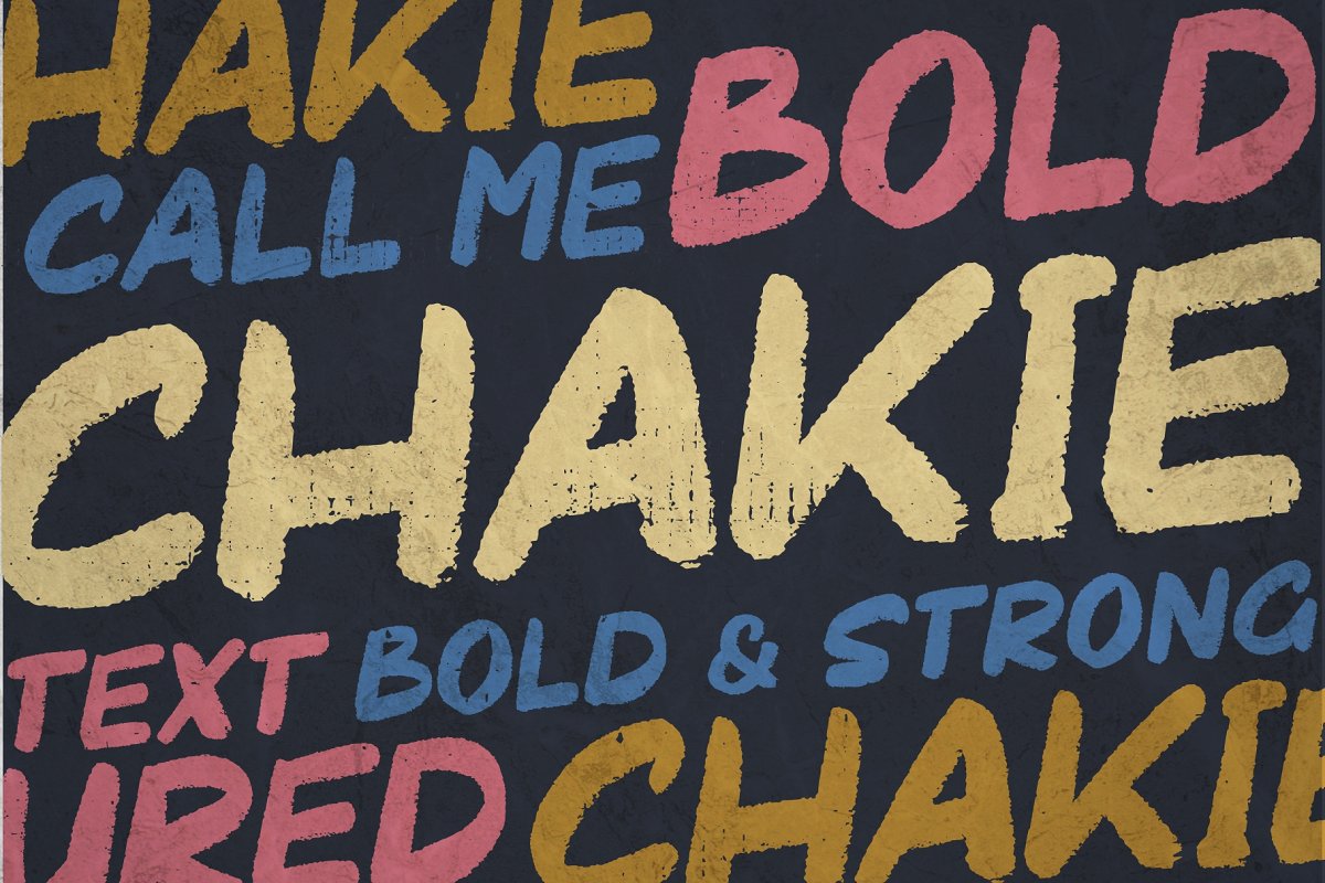 CHAKIE – Retro Brush Font插图1