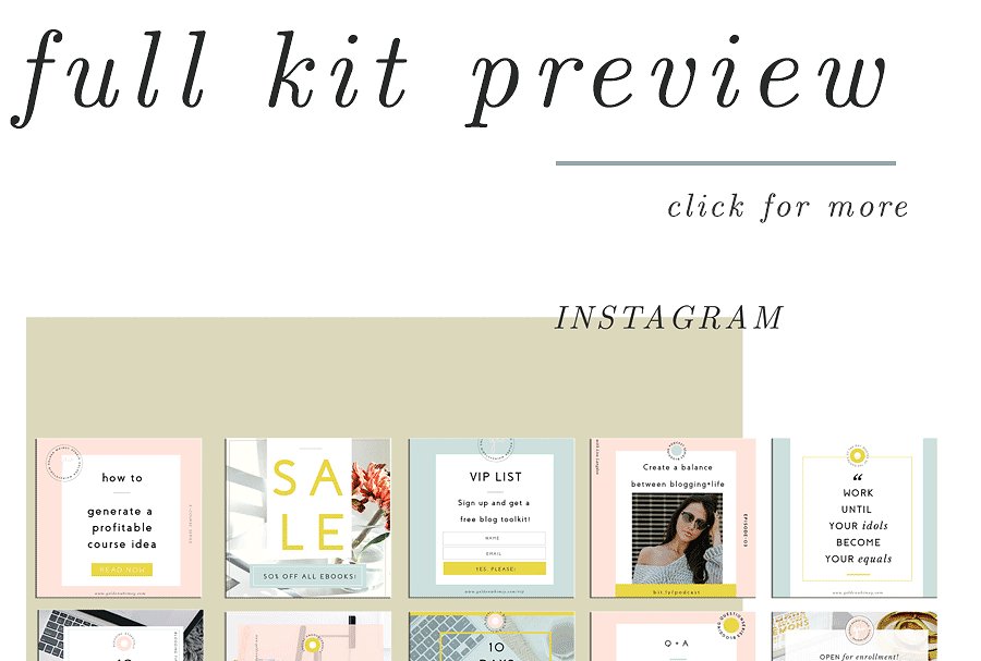 家居创意产品社交媒体贴图模板素材库精选 Infopreneurs Social Media Kit插图(6)