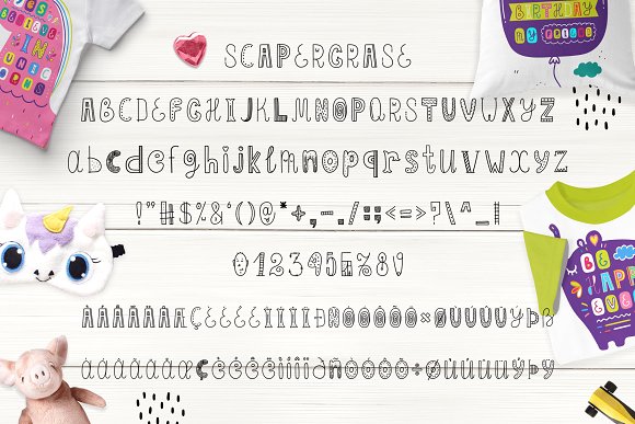 Scapegrace – Children Funny Font插图1
