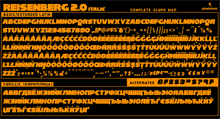 Reisenberg 2.0 font插图2
