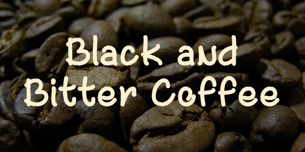 Black and Bitter Coffee Font插图1