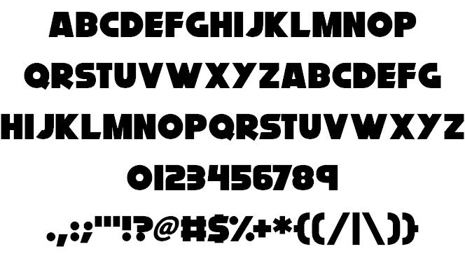 Cryogenix font插图1 Cryogenix font插图1