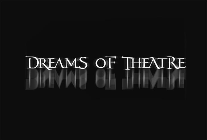 dreamsoftheatre font插图