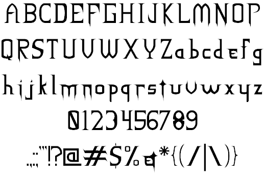 NECK ROMANCER font插图3 NECK ROMANCER font插图3