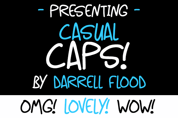 Casual Caps font插图 Casual Caps font插图