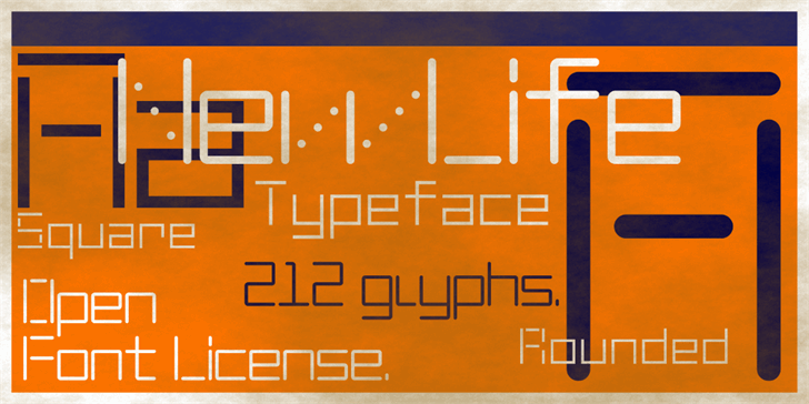 NewLife-Square font插图 NewLife-Square font插图