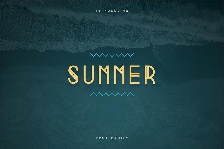 Summer Light font插图