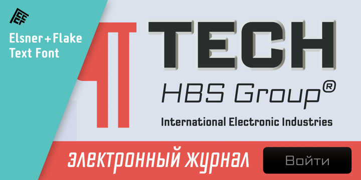 Bank Sans EF Font Family插图2